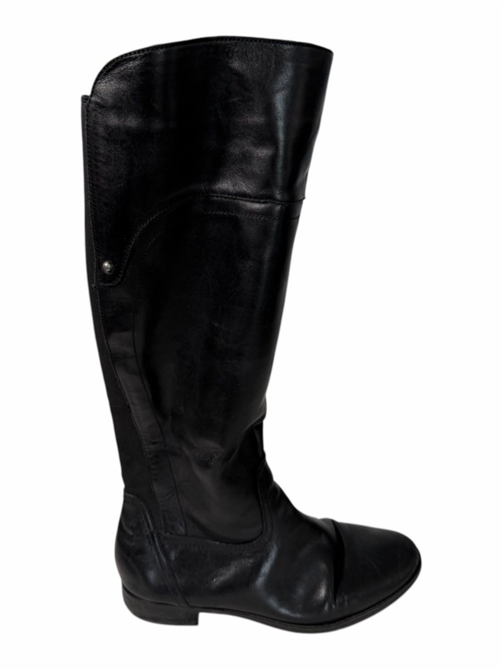Audrey Brooke Black Knee-High Leather Riding Boots size 7.5